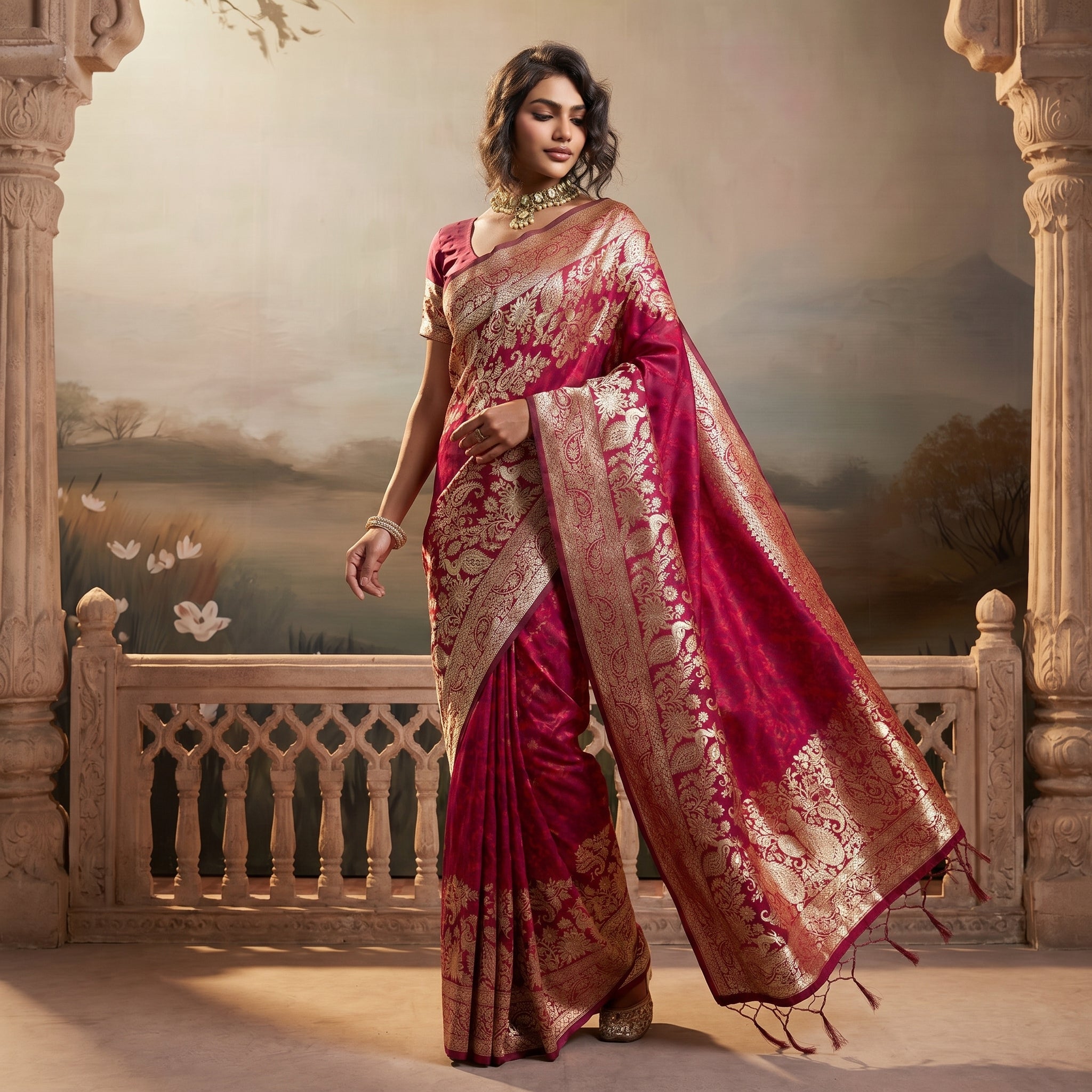Spotlight Silk (D) Ready To Wear Pocket Saree