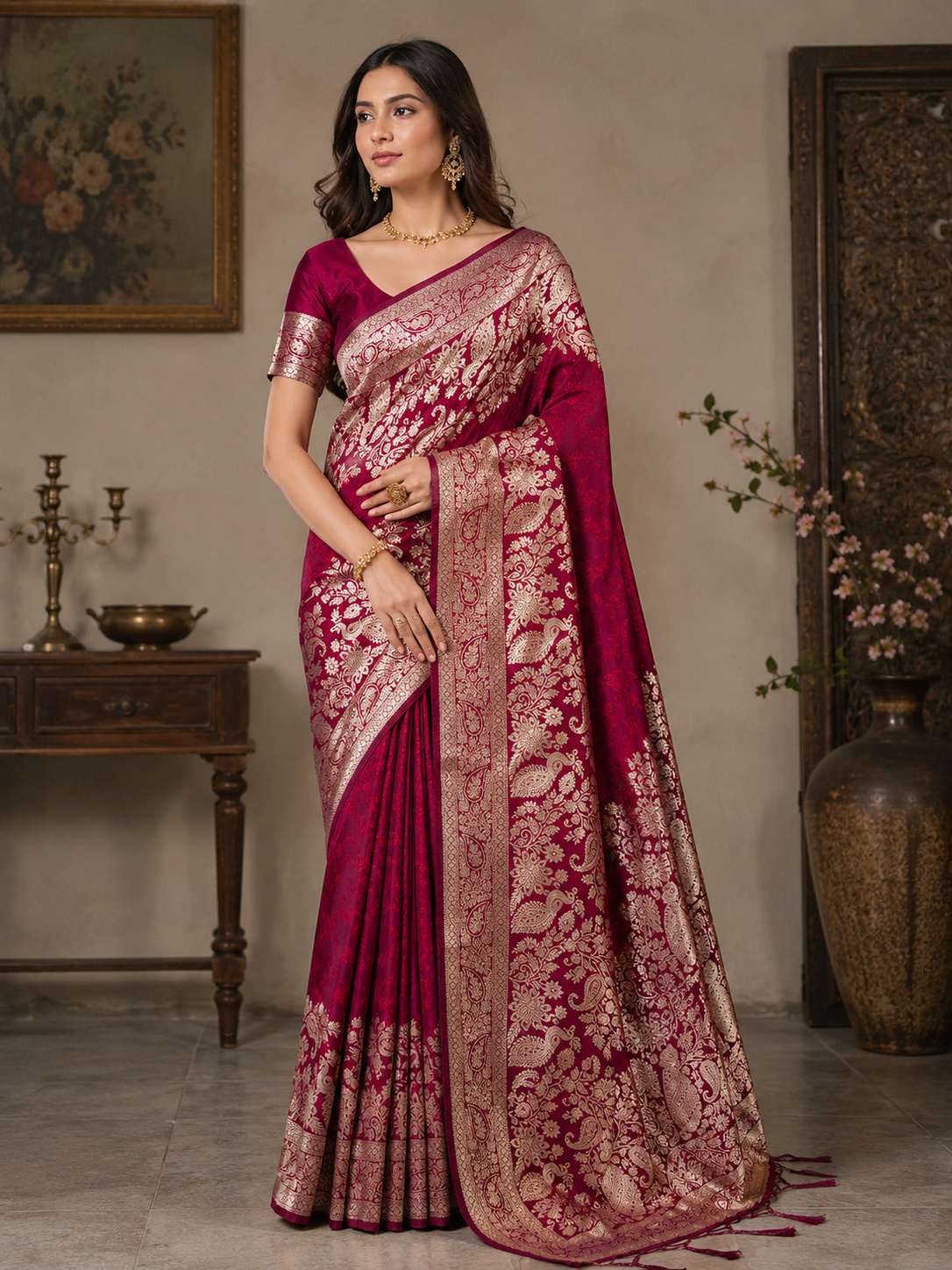 Spotlight Silk (D) Ready To Wear Pocket Saree