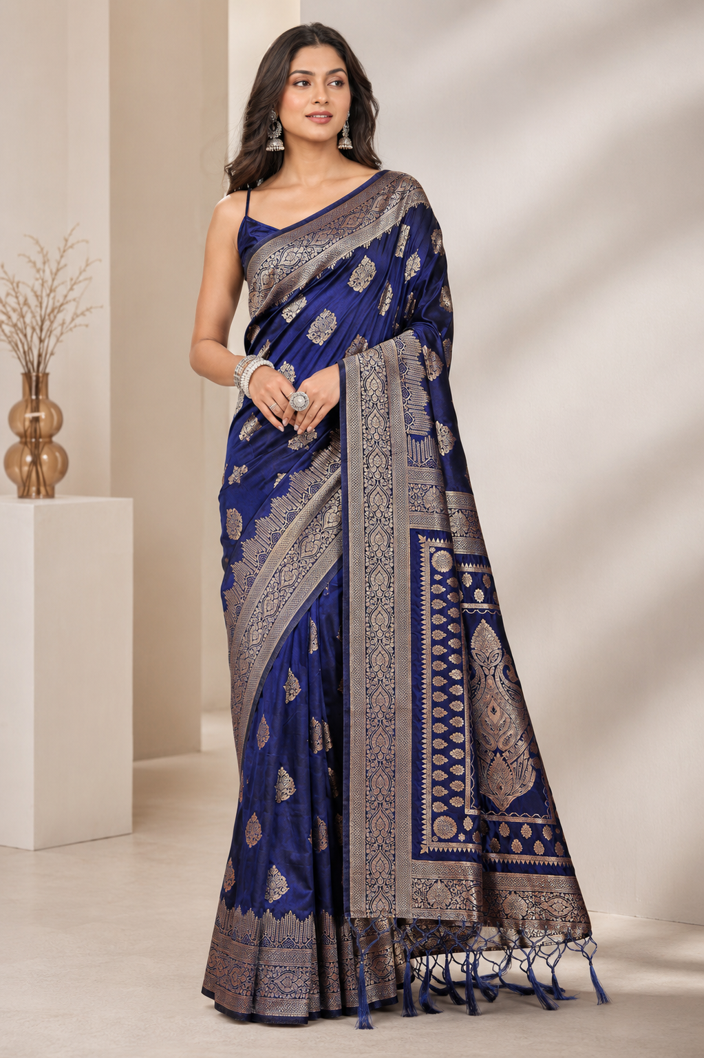 Regalia Silk (D) Ready To Wear Pocket Saree