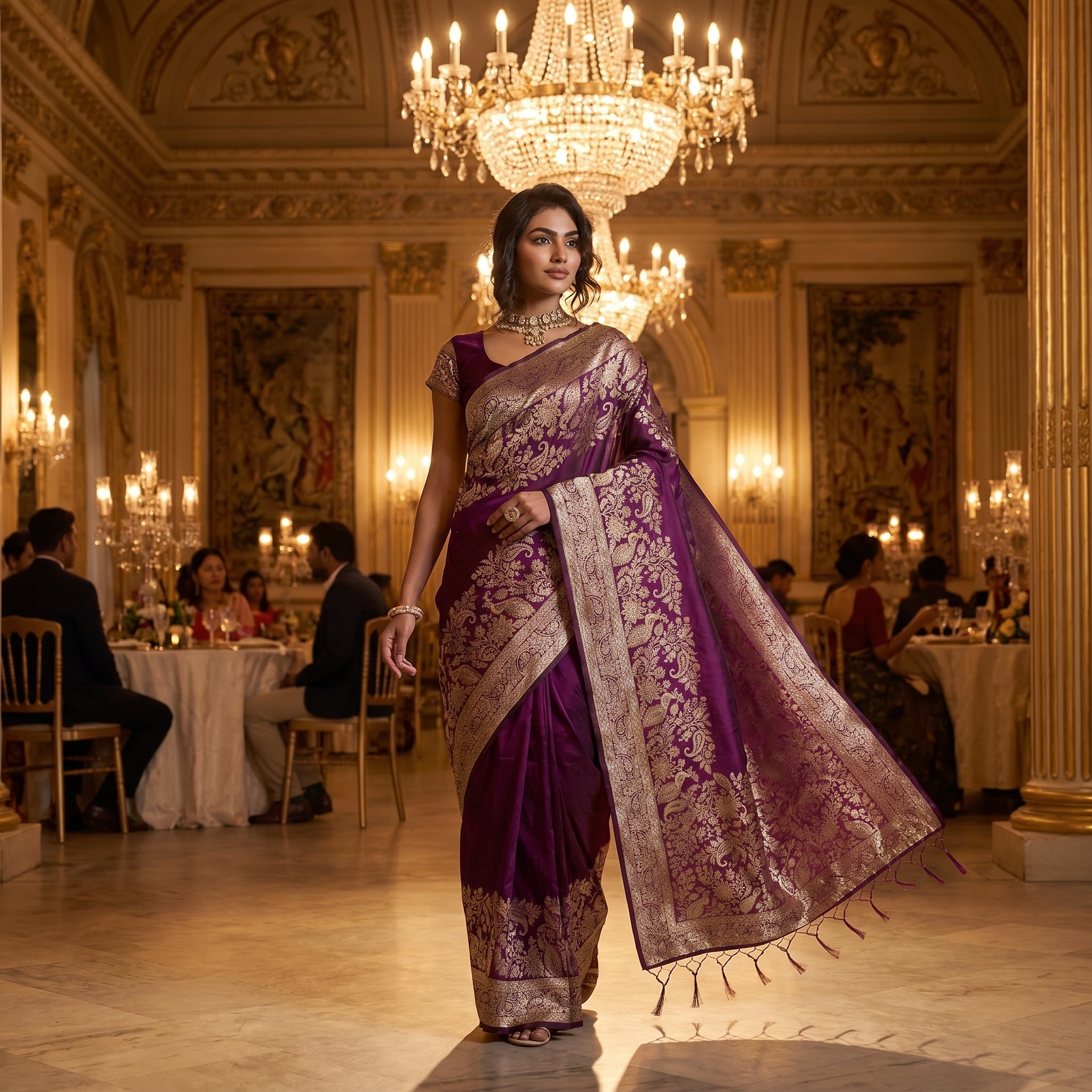 Spotlight Silk (B) Ready To Wear Pocket Saree