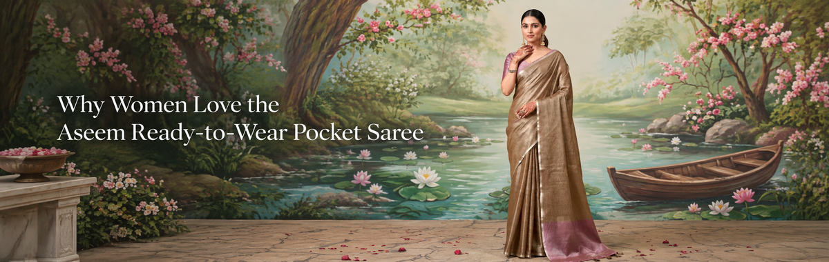 Why Women Love the Aseem Ready-to-Wear Pocket Saree