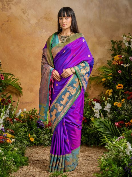 Silken Grace (B) Ready To Wear Pocket Saree