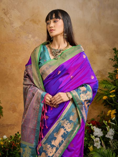 Silken Grace (B) Ready To Wear Pocket Saree