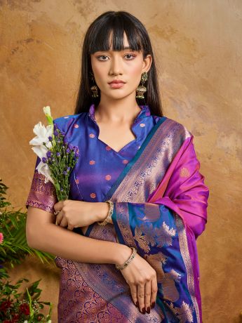 Silken Grace (C) Ready To Wear Pocket Saree