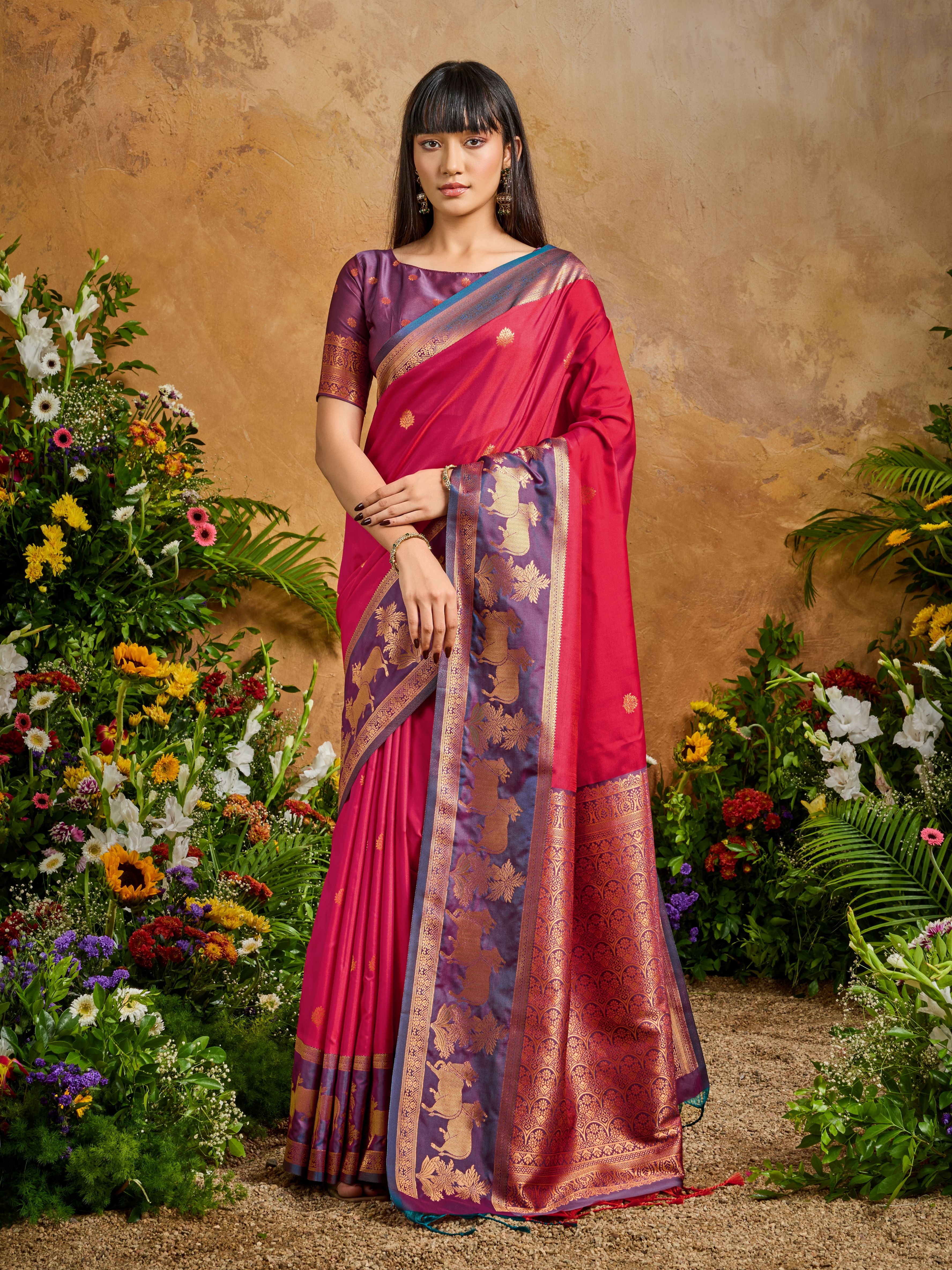 Silken Grace (E) Ready To Wear Pocket Saree