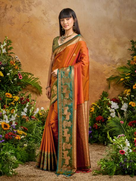 Silken Grace (F) Ready To Wear Pocket Saree