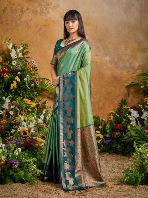 Silken Grace (D) Ready To Wear Pocket Saree