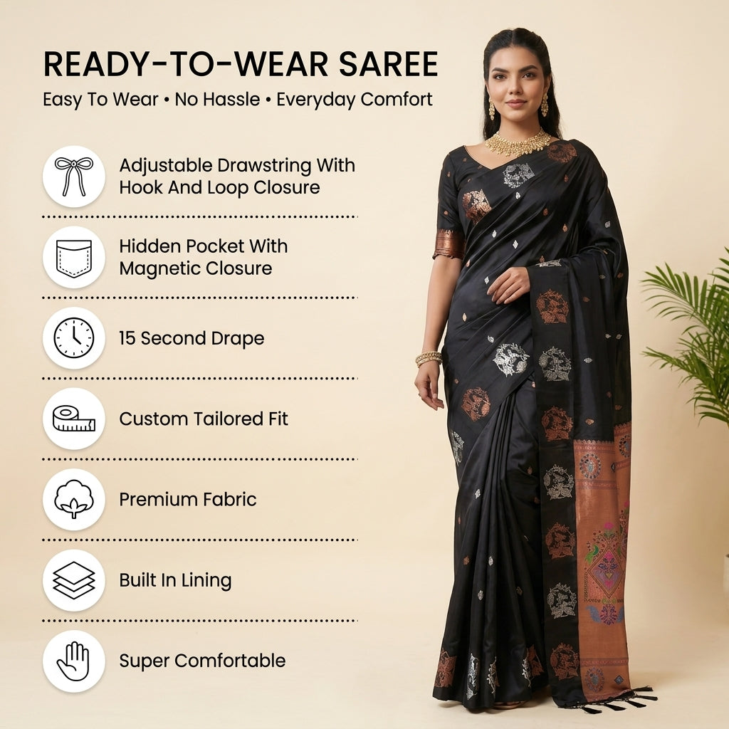 Utsav Aura (A) Ready To Wear Pocket Saree