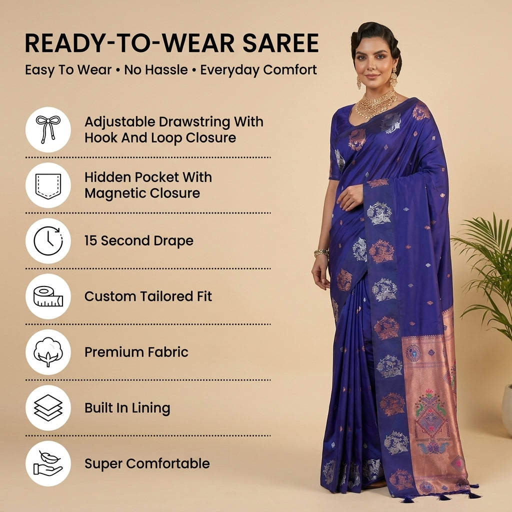 Utsav Aura (D) Ready To Wear Pocket Saree
