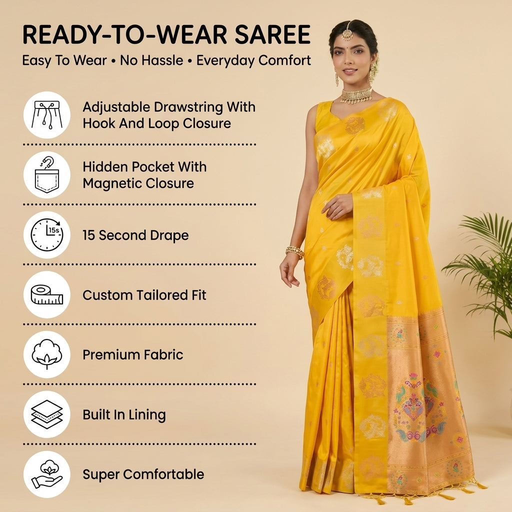 Utsav Aura (F) Ready To Wear Pocket Saree