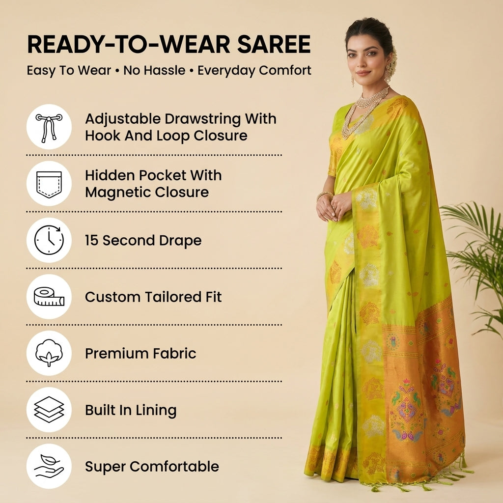Utsav Aura (G) Ready To Wear Pocket Saree