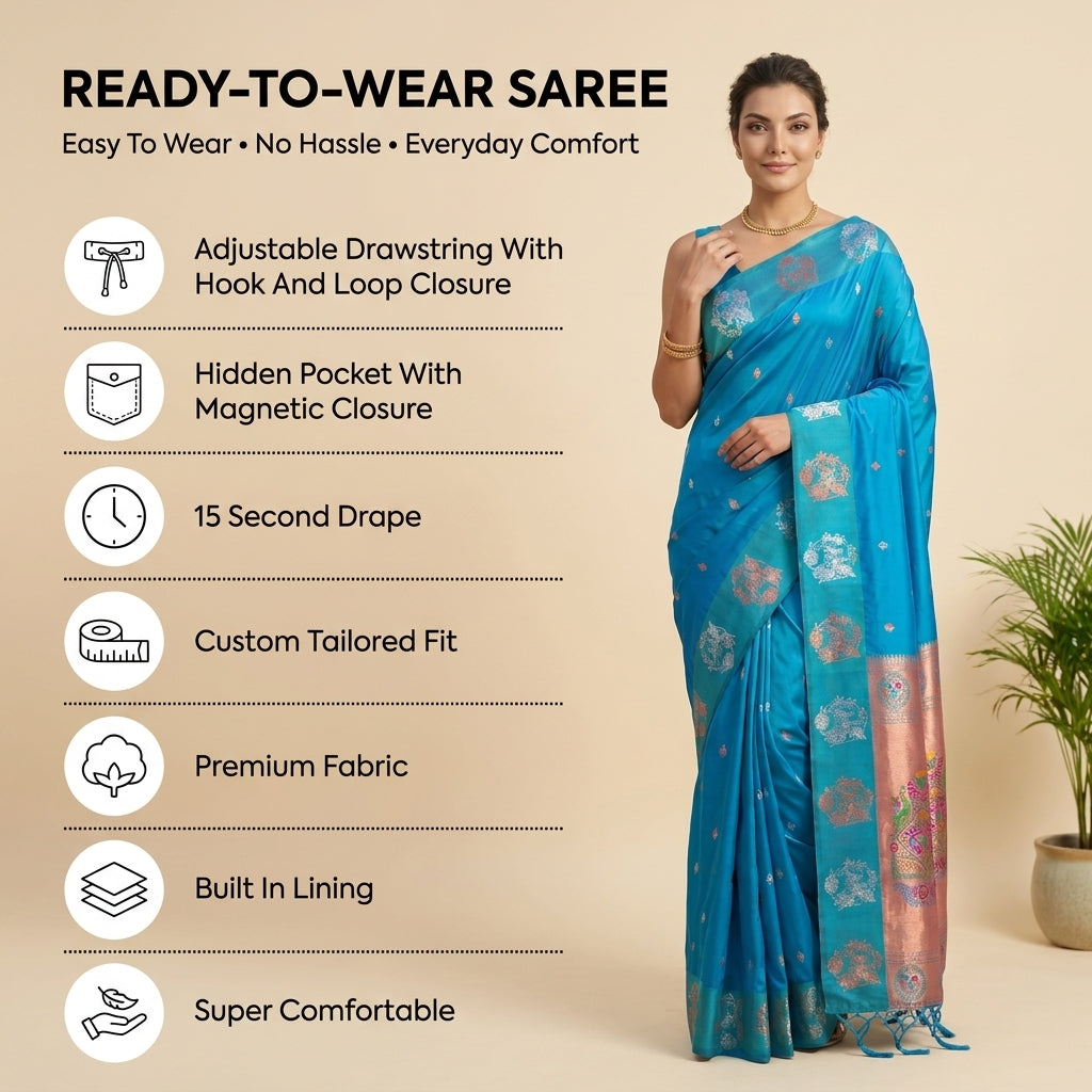 Utsav Aura (H) Ready To Wear Pocket Saree