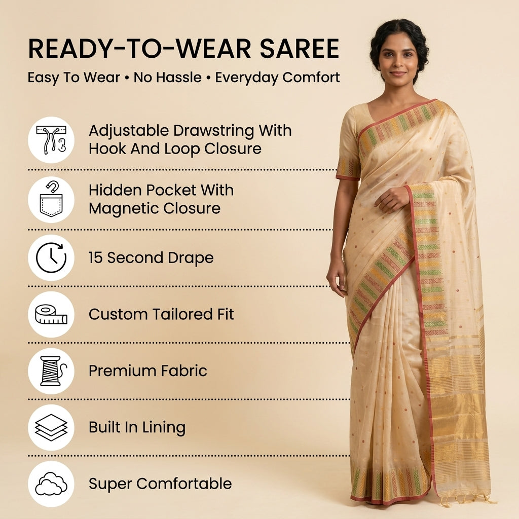 Festival Of Drapes (B) Ready To Wear Pocket Saree