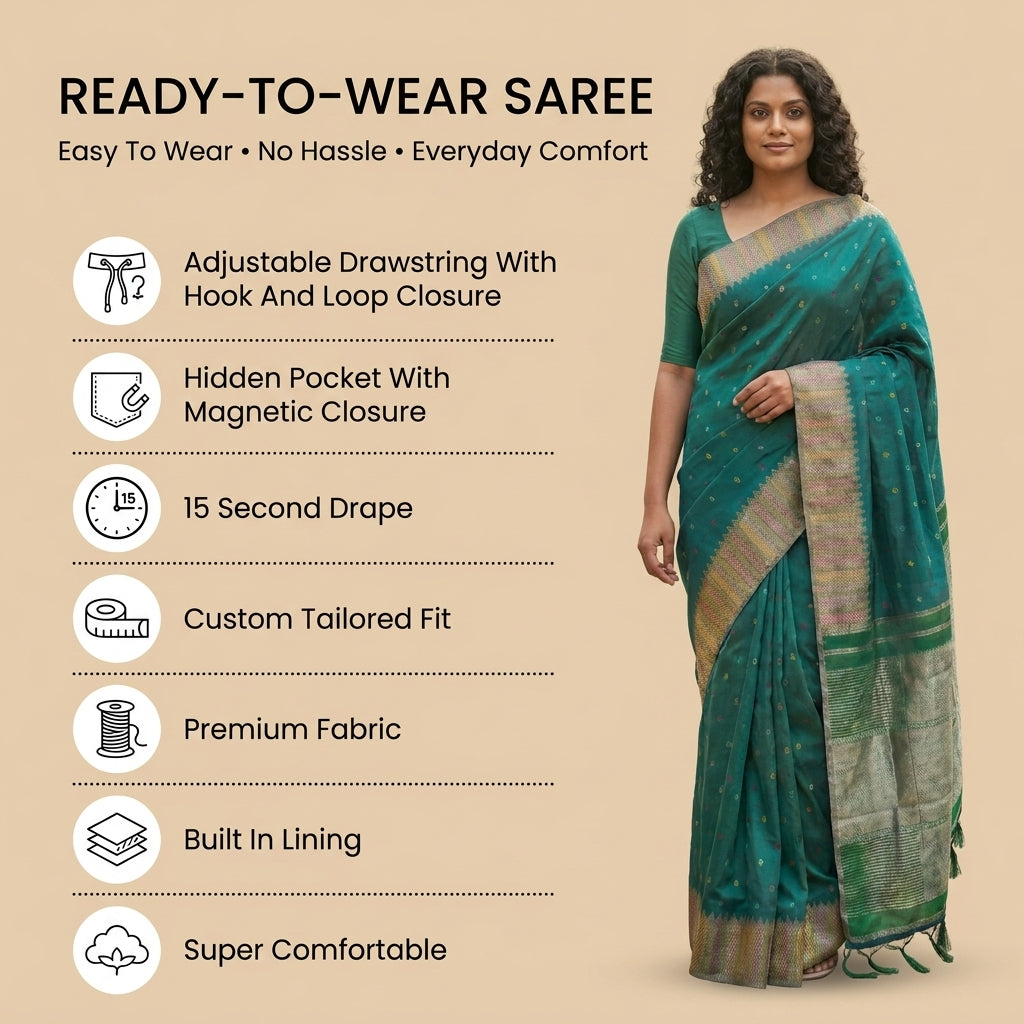 Festival Of Drapes (C) Ready To Wear Pocket Saree