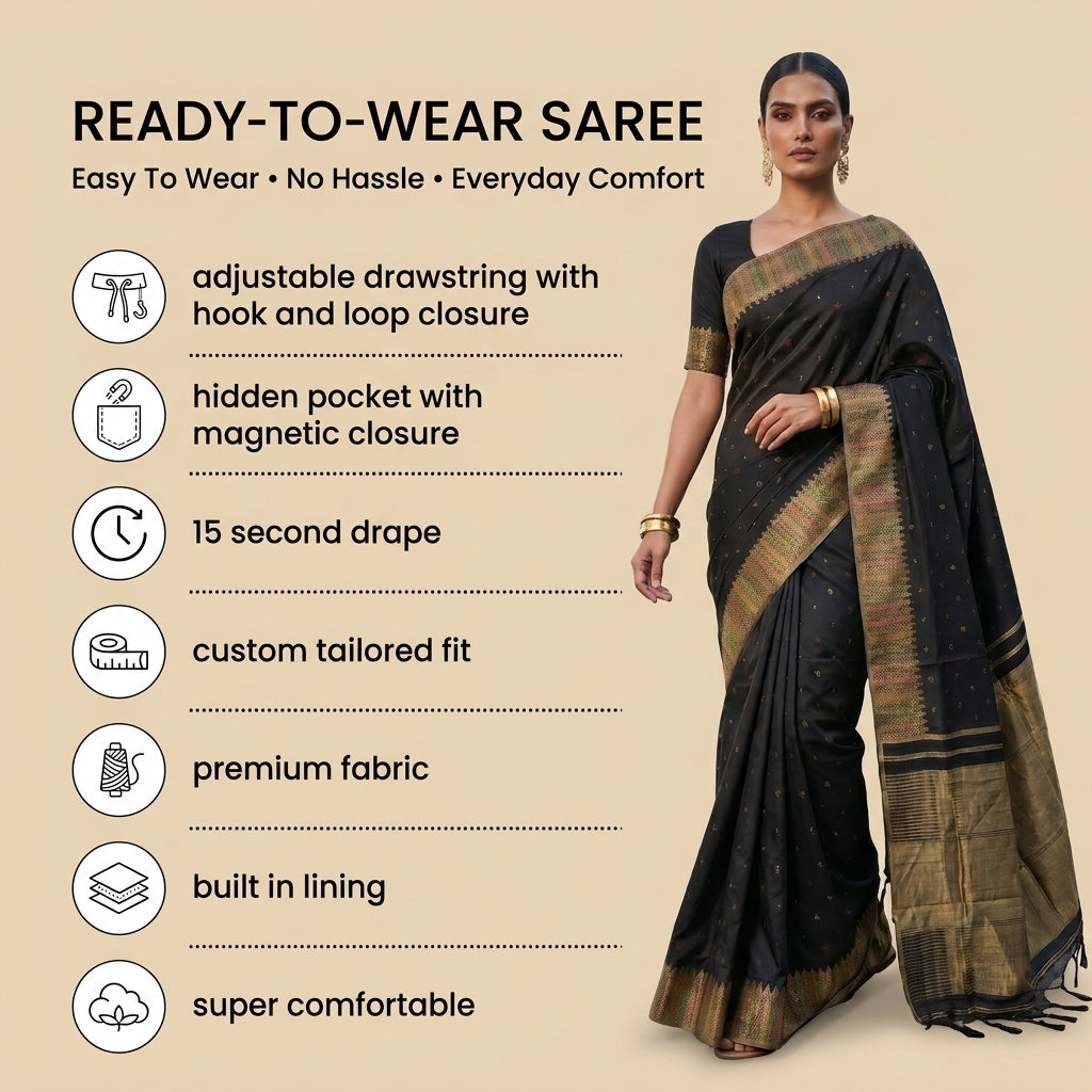 Festival Of Drapes (E) Ready To Wear Pocket Saree