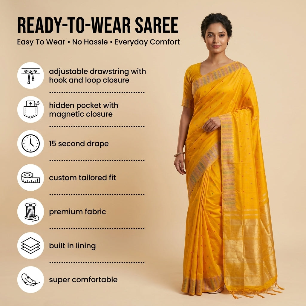 Festival Of Drapes (F) Ready To Wear Pocket Saree
