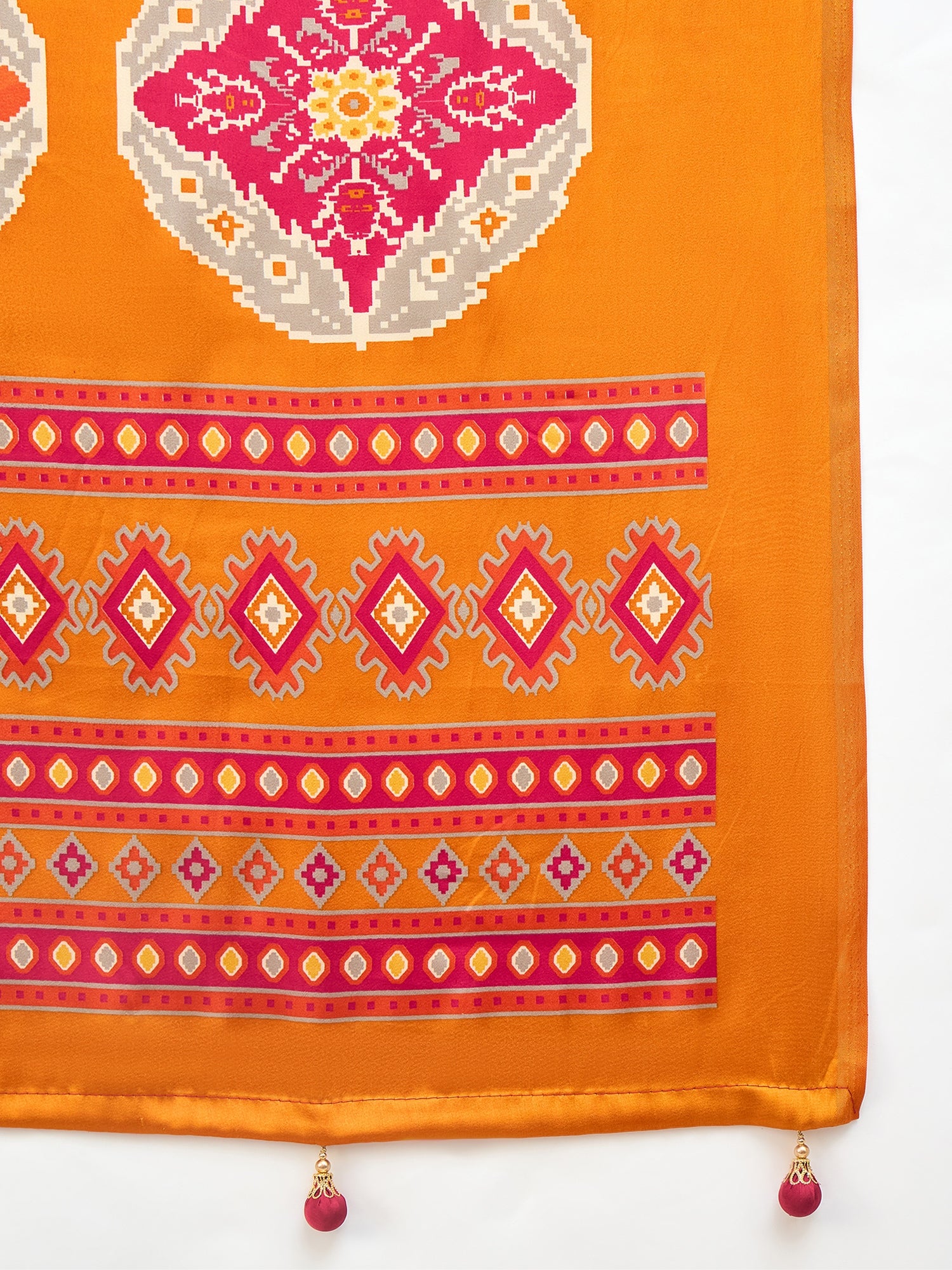 Rangrez Semi Modal Ready To Wear Pocket Saree