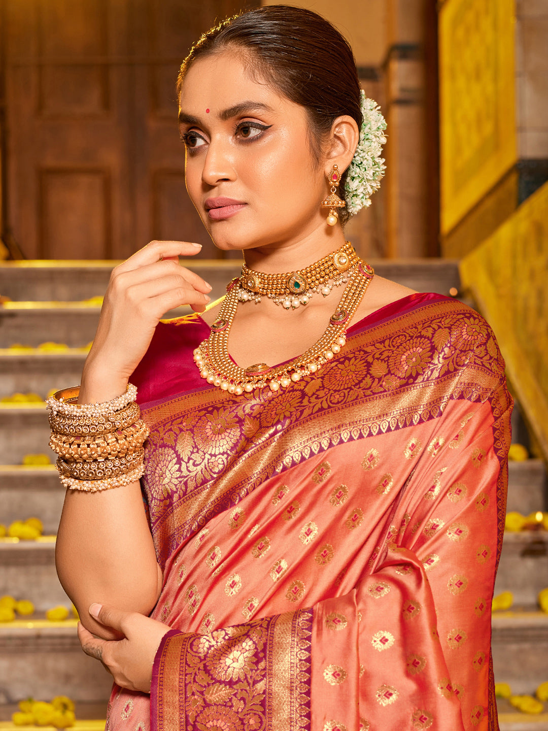 Royal Drape Silk (H) Ready To Wear Pocket Saree