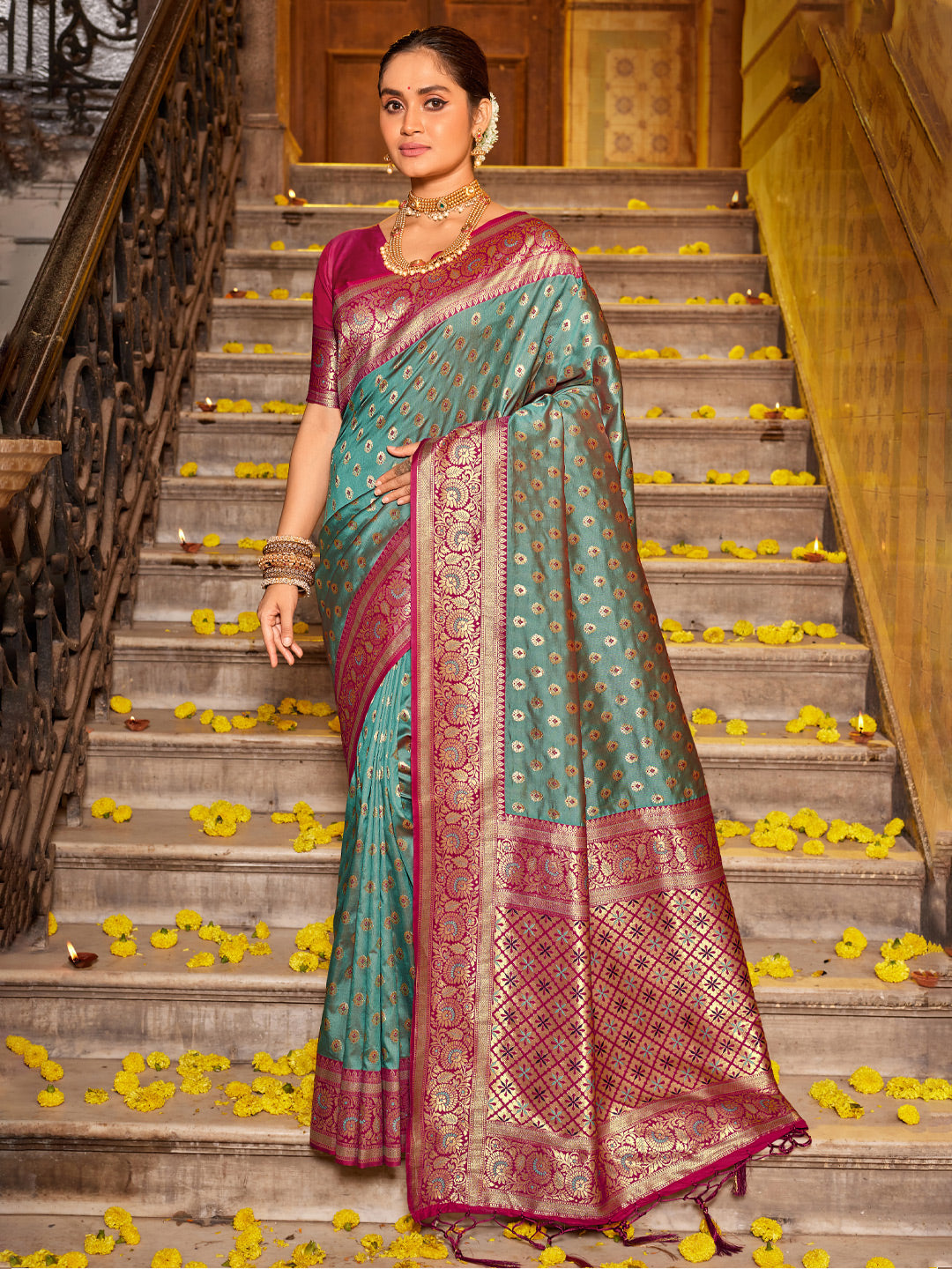 Royal Drape Silk (G) Ready To Wear Pocket Saree