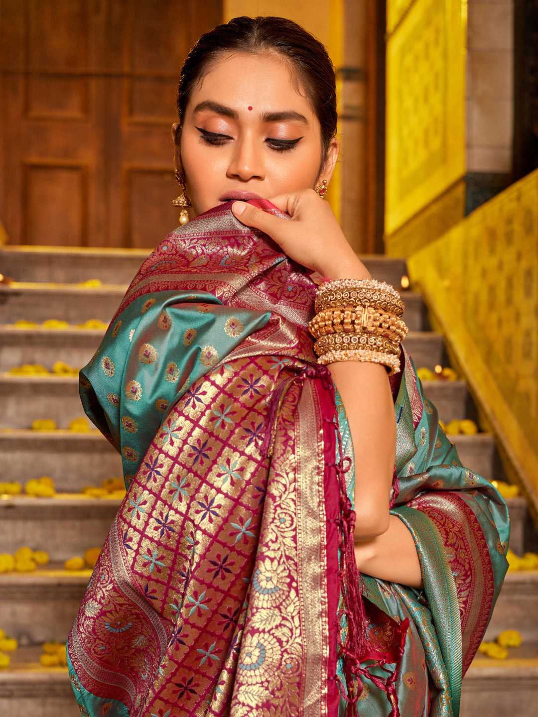 Royal Drape Silk (G) Ready To Wear Pocket Saree