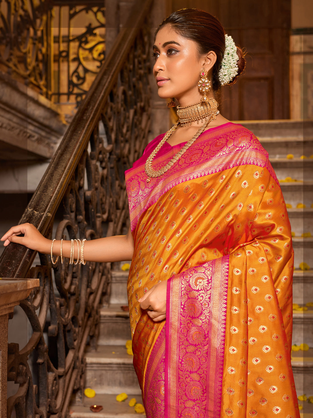 Royal Drape Silk (J) Ready To Wear Pocket Saree
