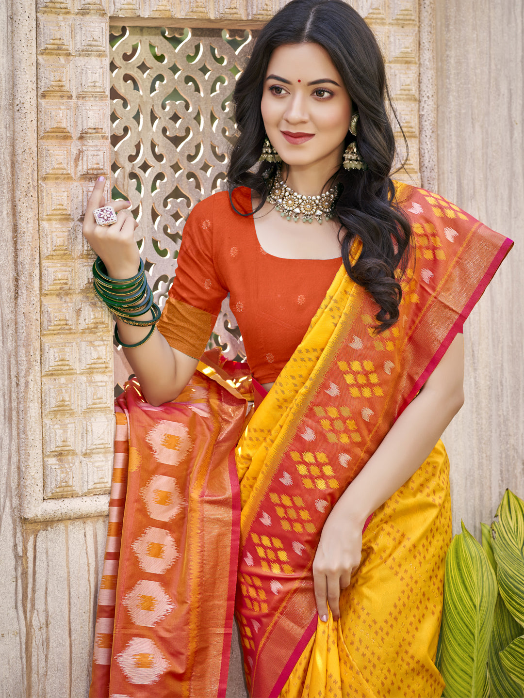 PixelLoom Silk (E) Ready To Wear Pocket Saree