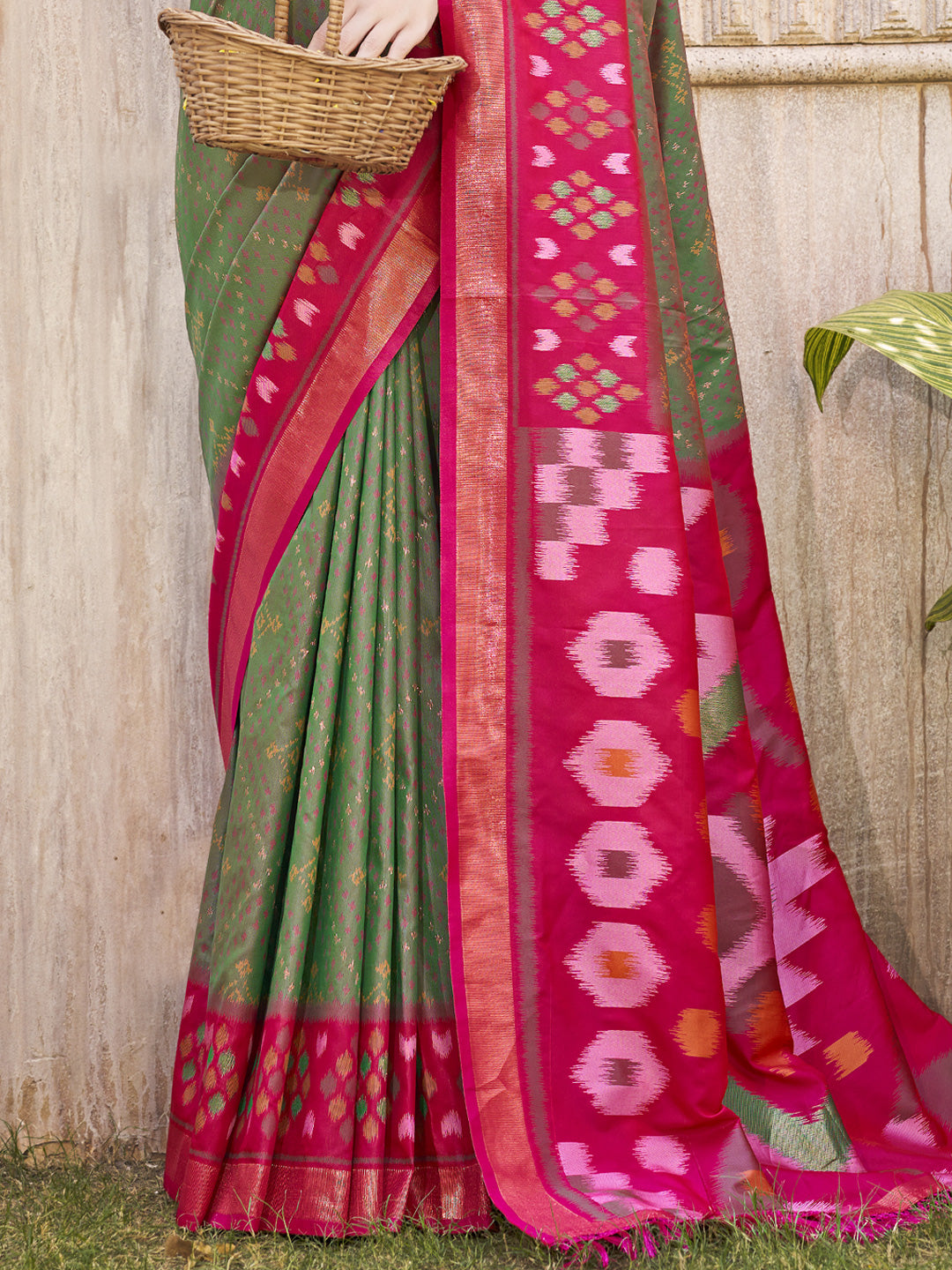 PixelLoom Silk (B) Ready To Wear Pocket Saree