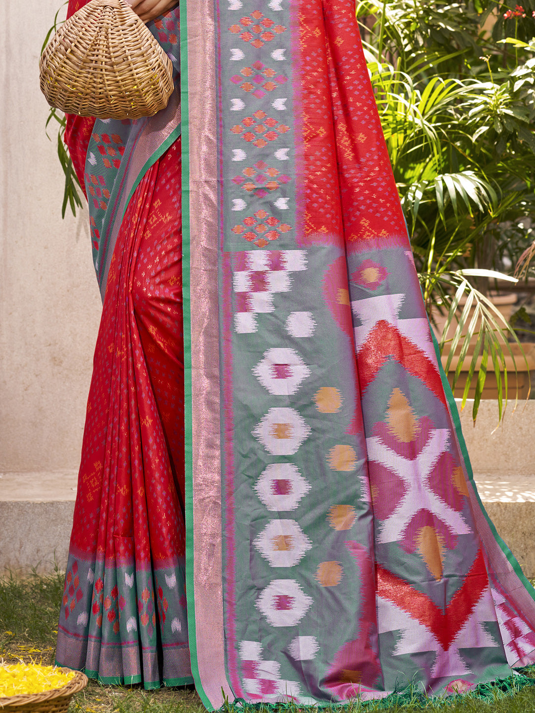 PixelLoom Silk (A) Ready To Wear Pocket Saree