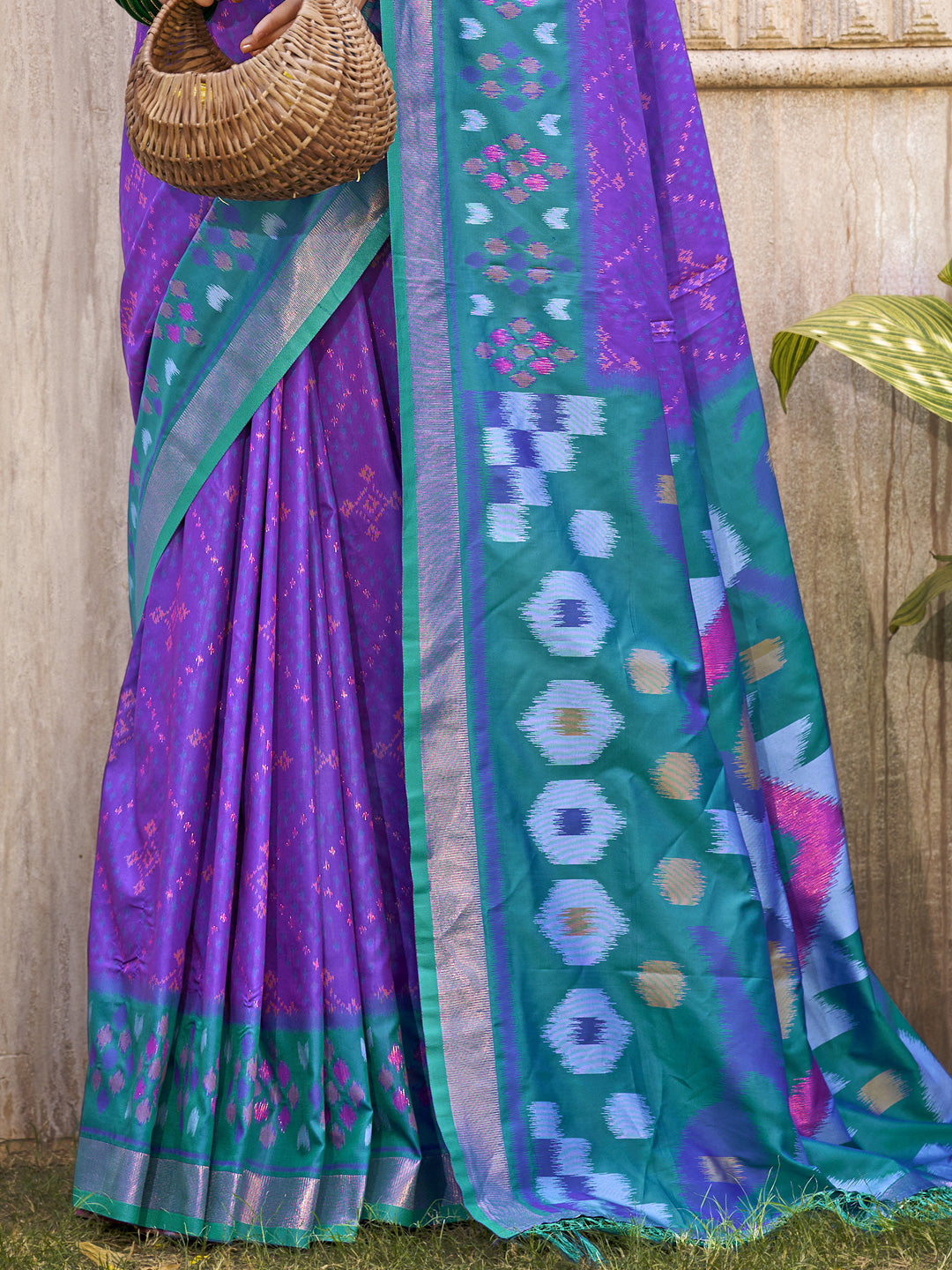 PixelLoom Silk (G) Ready To Wear Pocket Saree