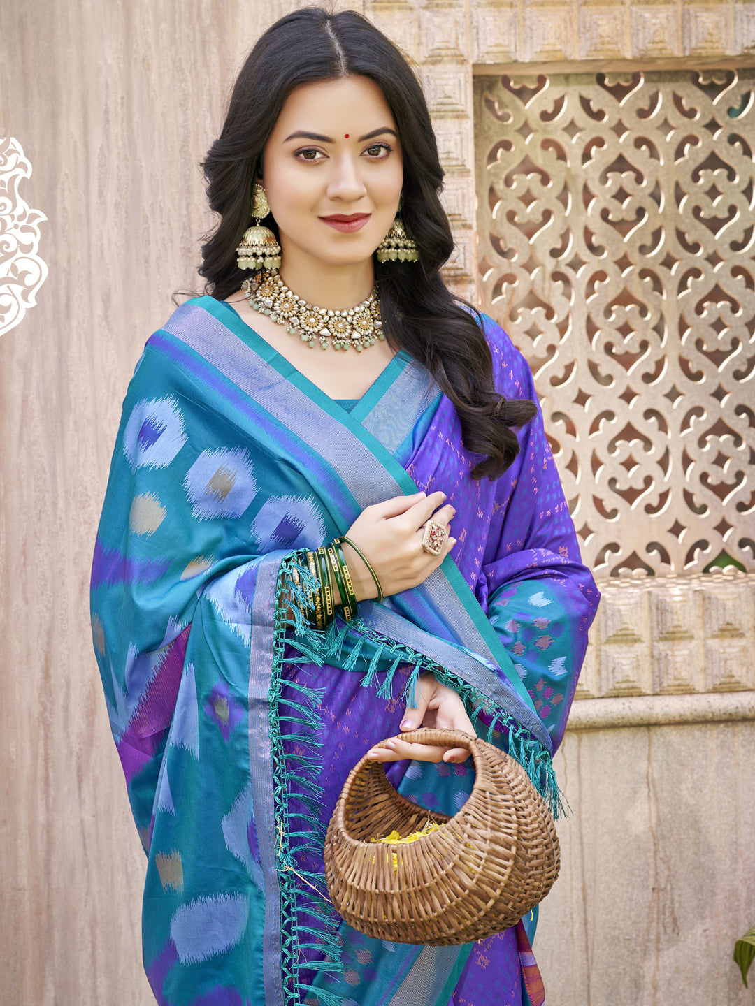PixelLoom Silk (G) Ready To Wear Pocket Saree