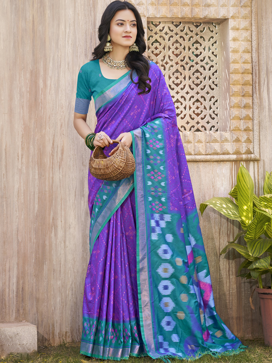 PixelLoom Silk (G) Ready To Wear Pocket Saree