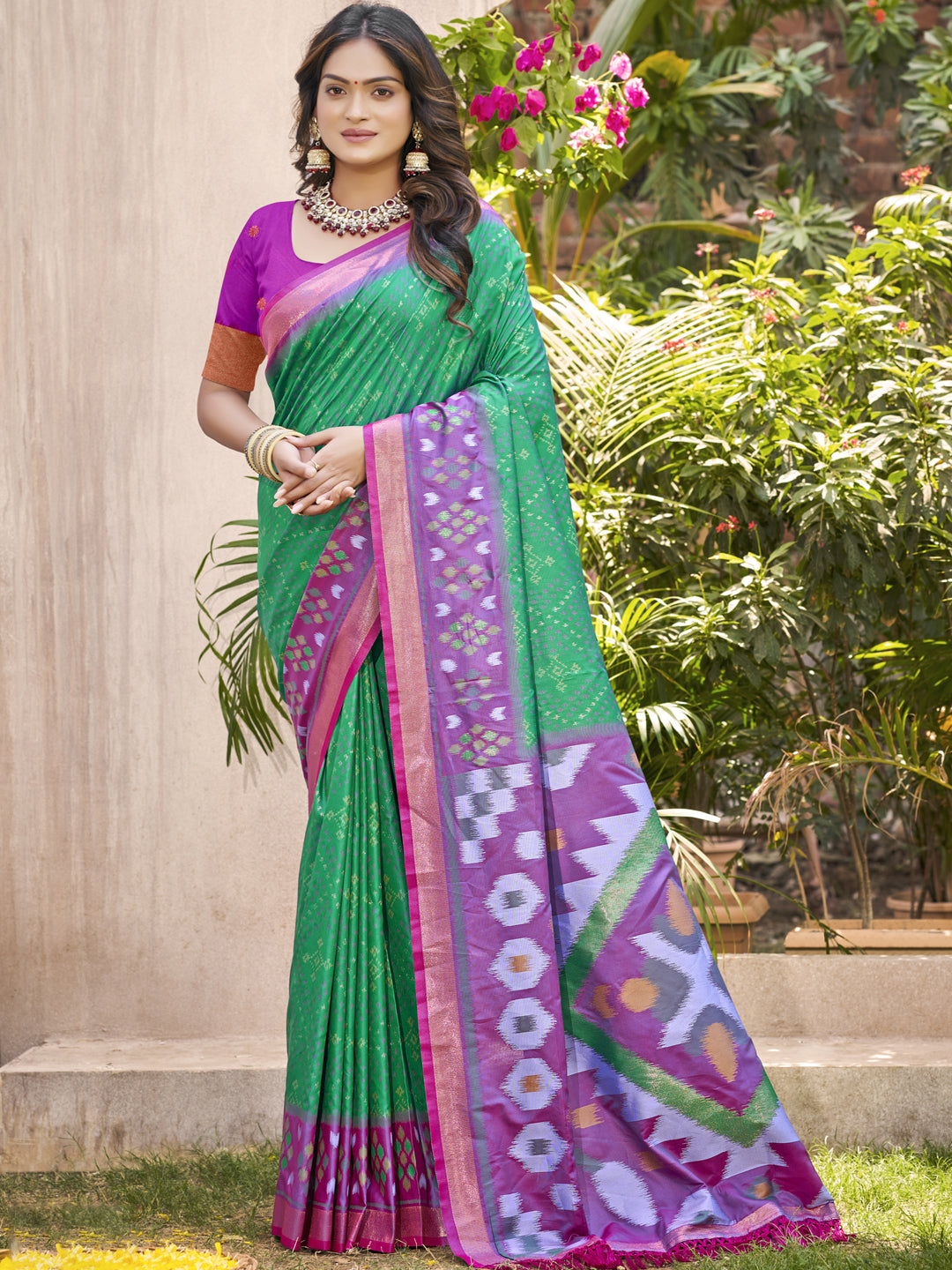 PixelLoom Silk (F) Ready To Wear Pocket Saree