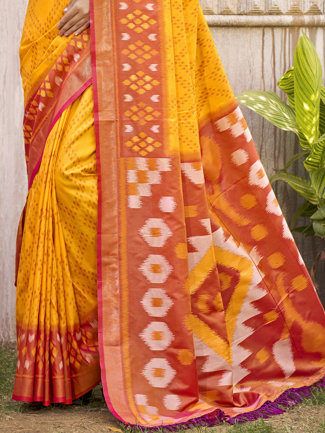 PixelLoom Silk (E) Ready To Wear Pocket Saree