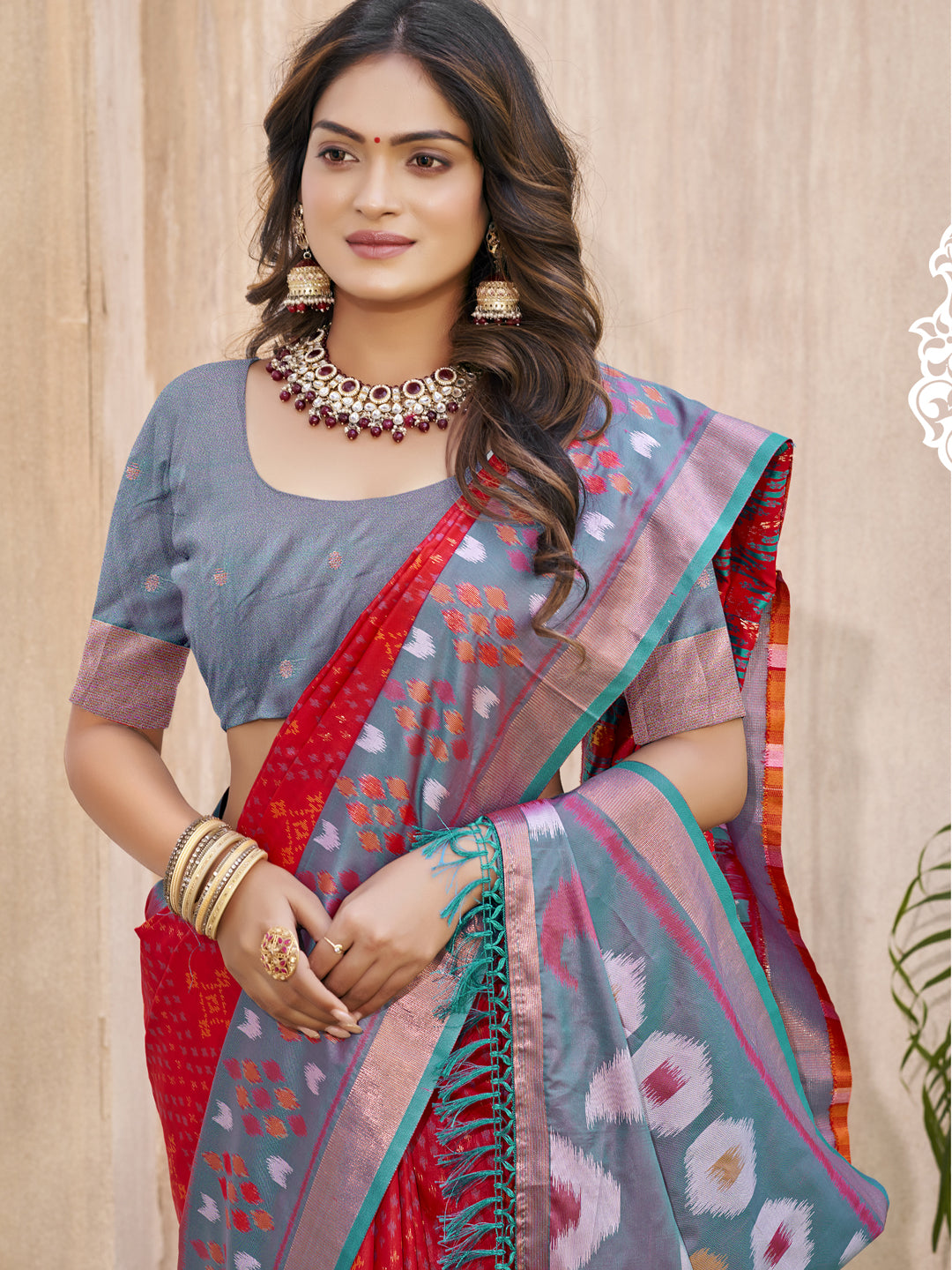 PixelLoom Silk (A) Ready To Wear Pocket Saree