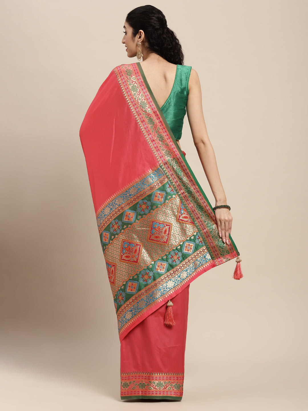 Festival Of Drapes (Gajari) Ready To Wear Pocket Saree