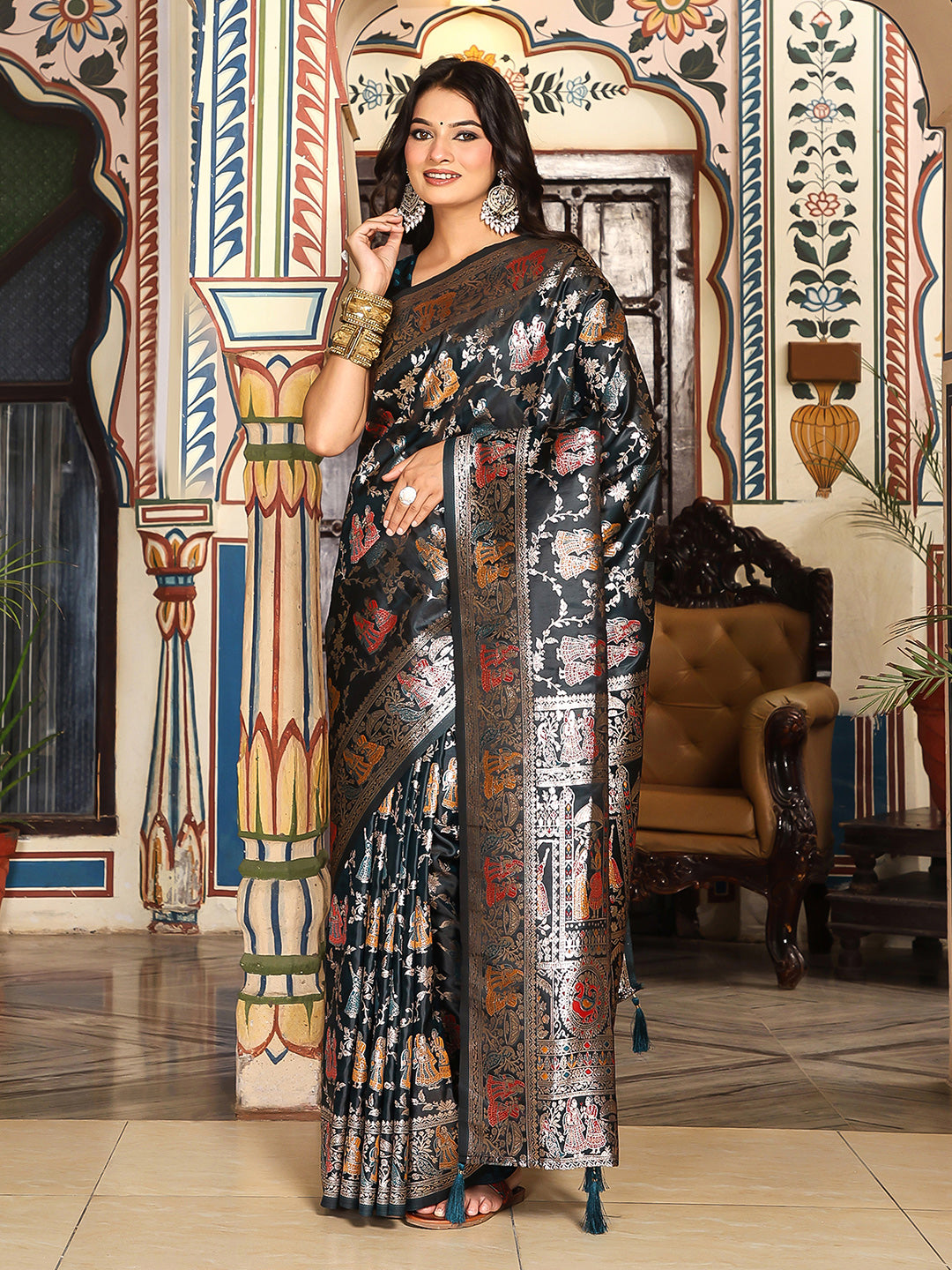 Spotlight Silk (A) Ready To Wear Pocket Saree