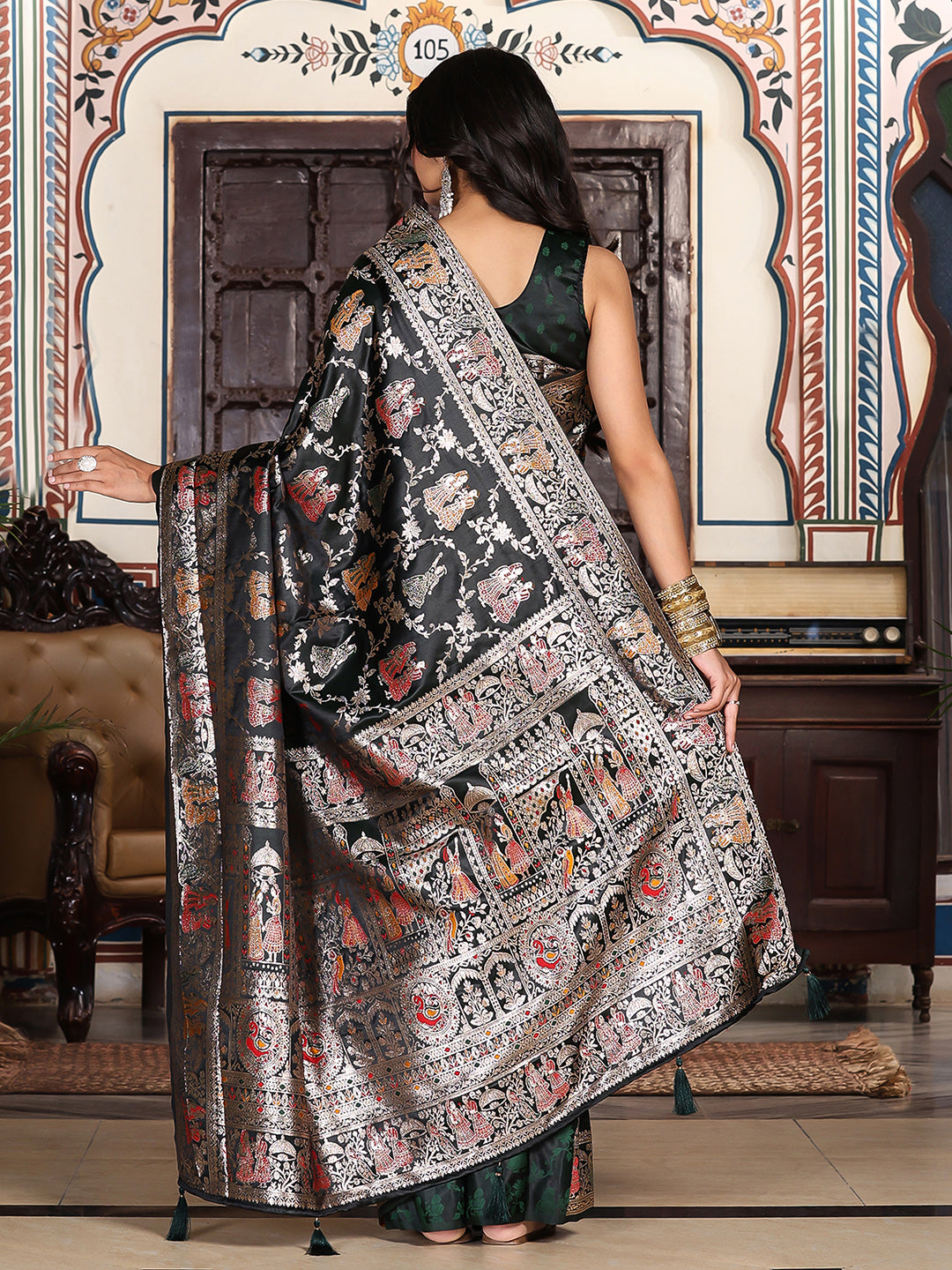 Spotlight Silk (A) Ready To Wear Pocket Saree