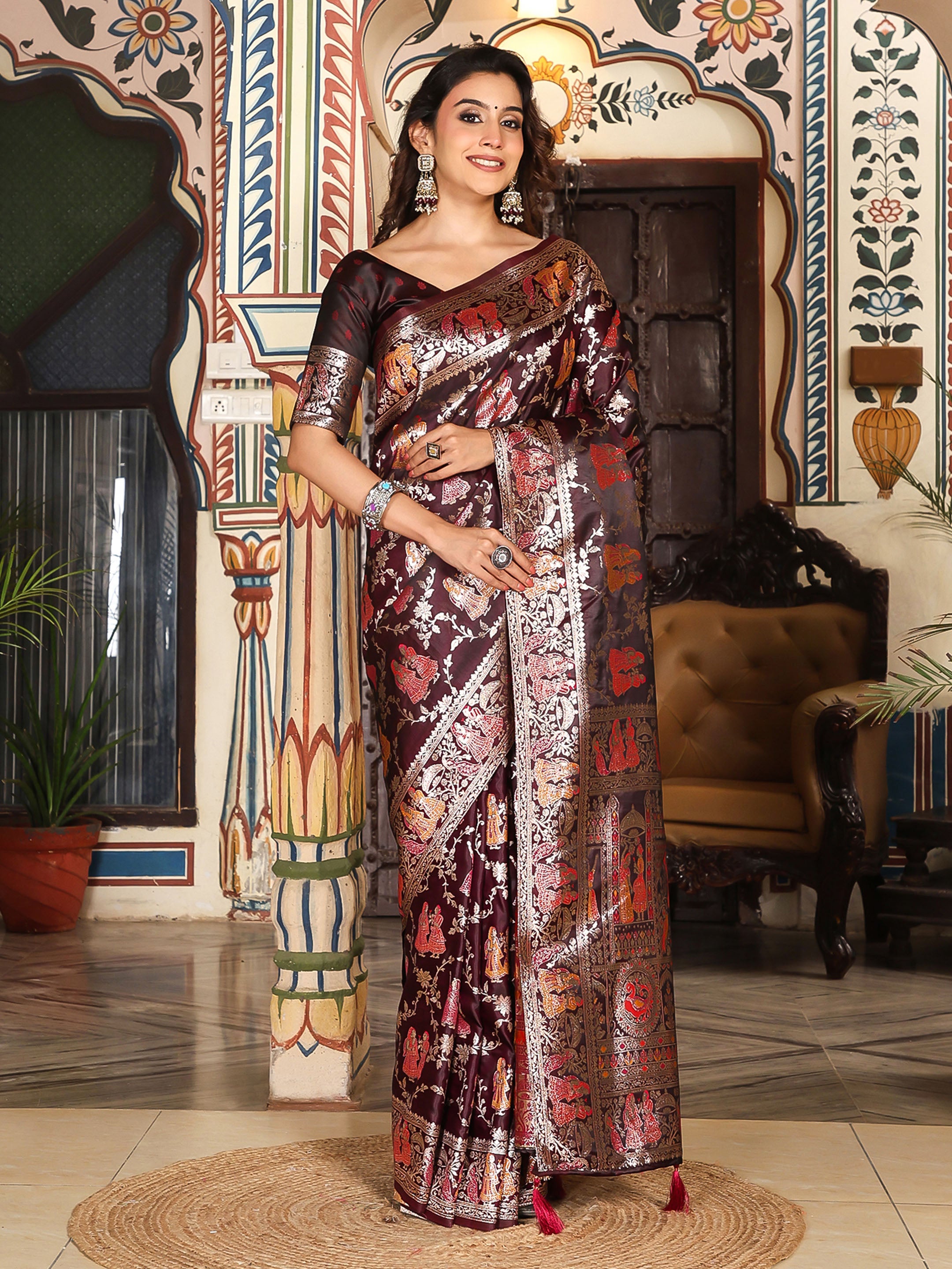 Spotlight Silk (B) Ready To Wear Pocket Saree