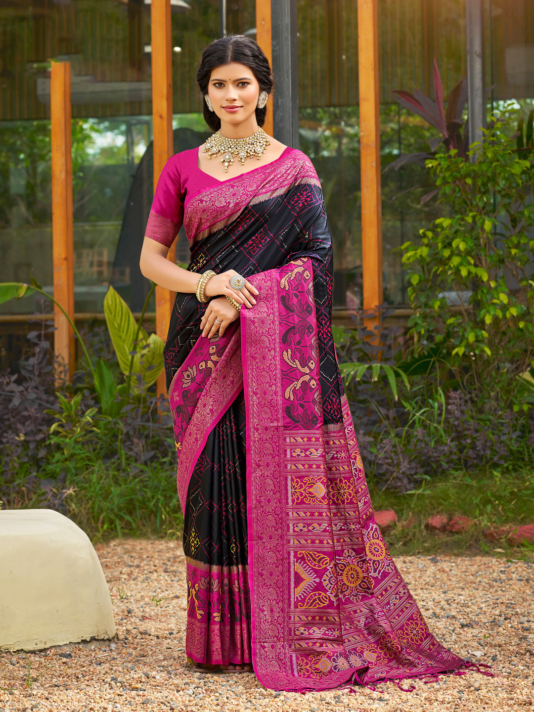 Iris Radiance Silk (D) Ready To Wear Pocket Saree