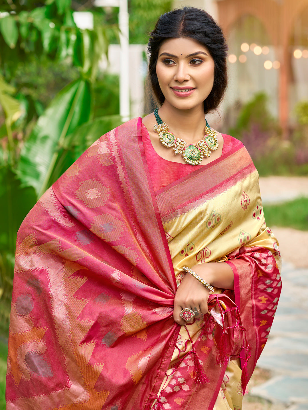 PixelLoom Silk (H) Ready To Wear Pocket Saree
