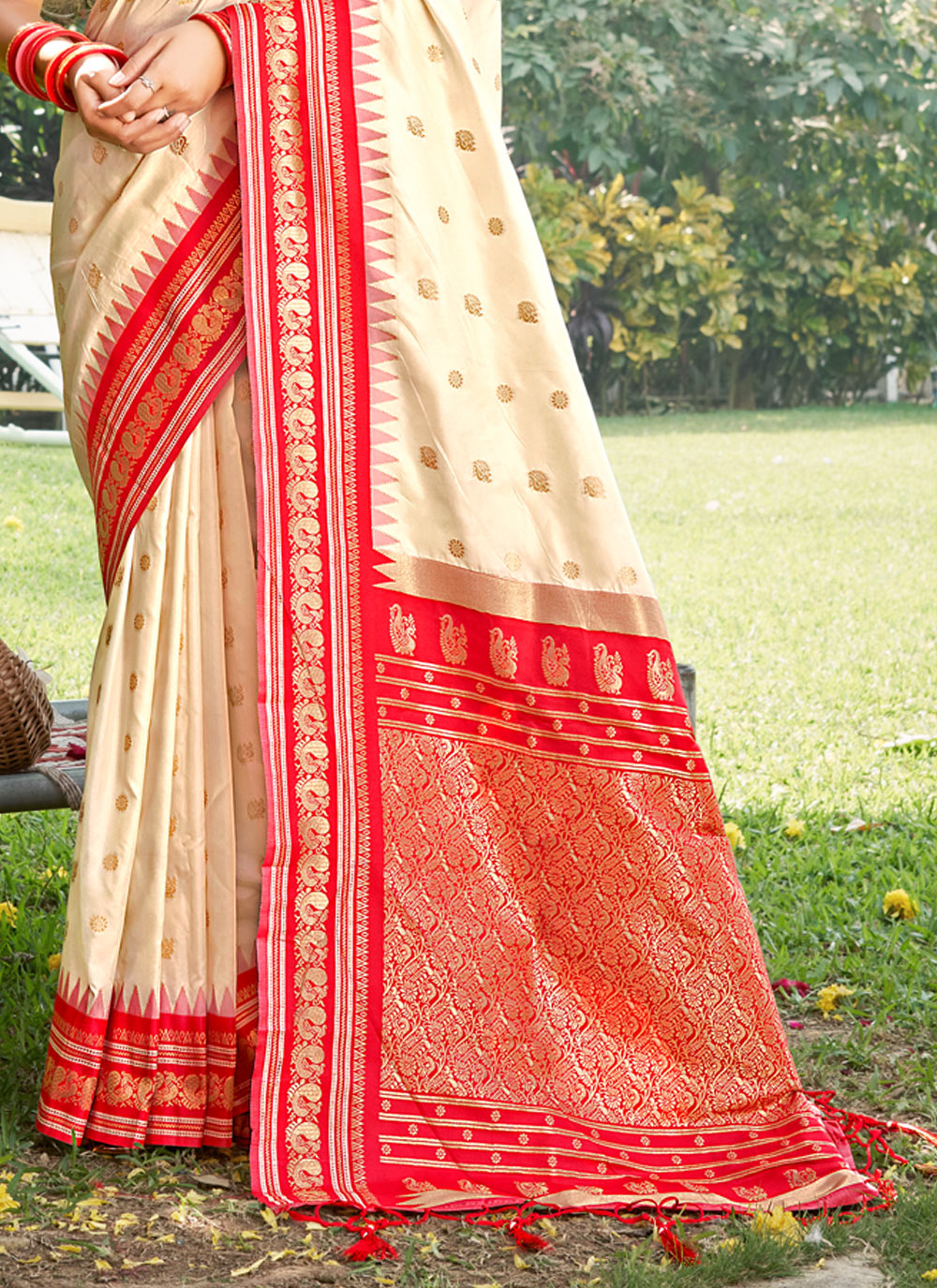 Saaj Silk (D) Ready To Wear Pocket Saree