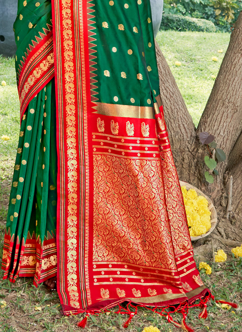 Saaj Silk (B) Ready To Wear Pocket Saree