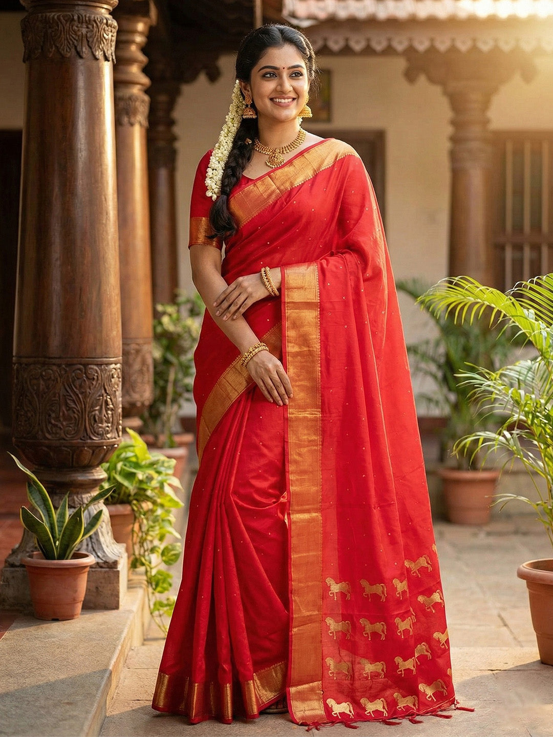 Avyukta Silk (A) Ready To Wear Pocket Saree