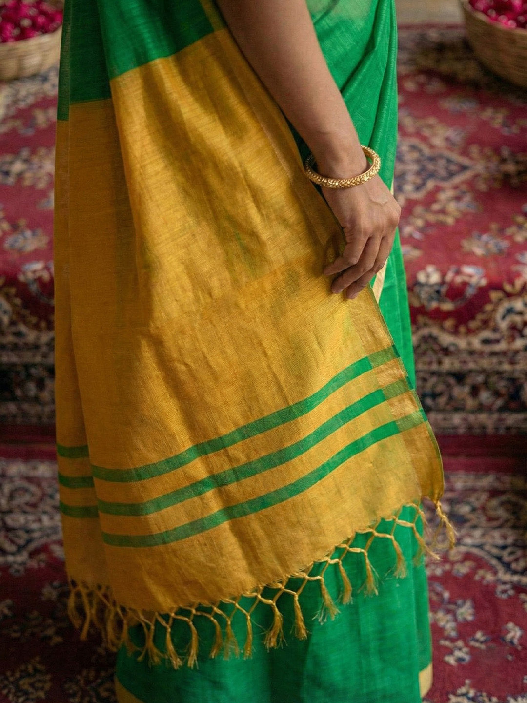 Anvaya Cotton Silk (C) Ready To Wear Pocket Saree