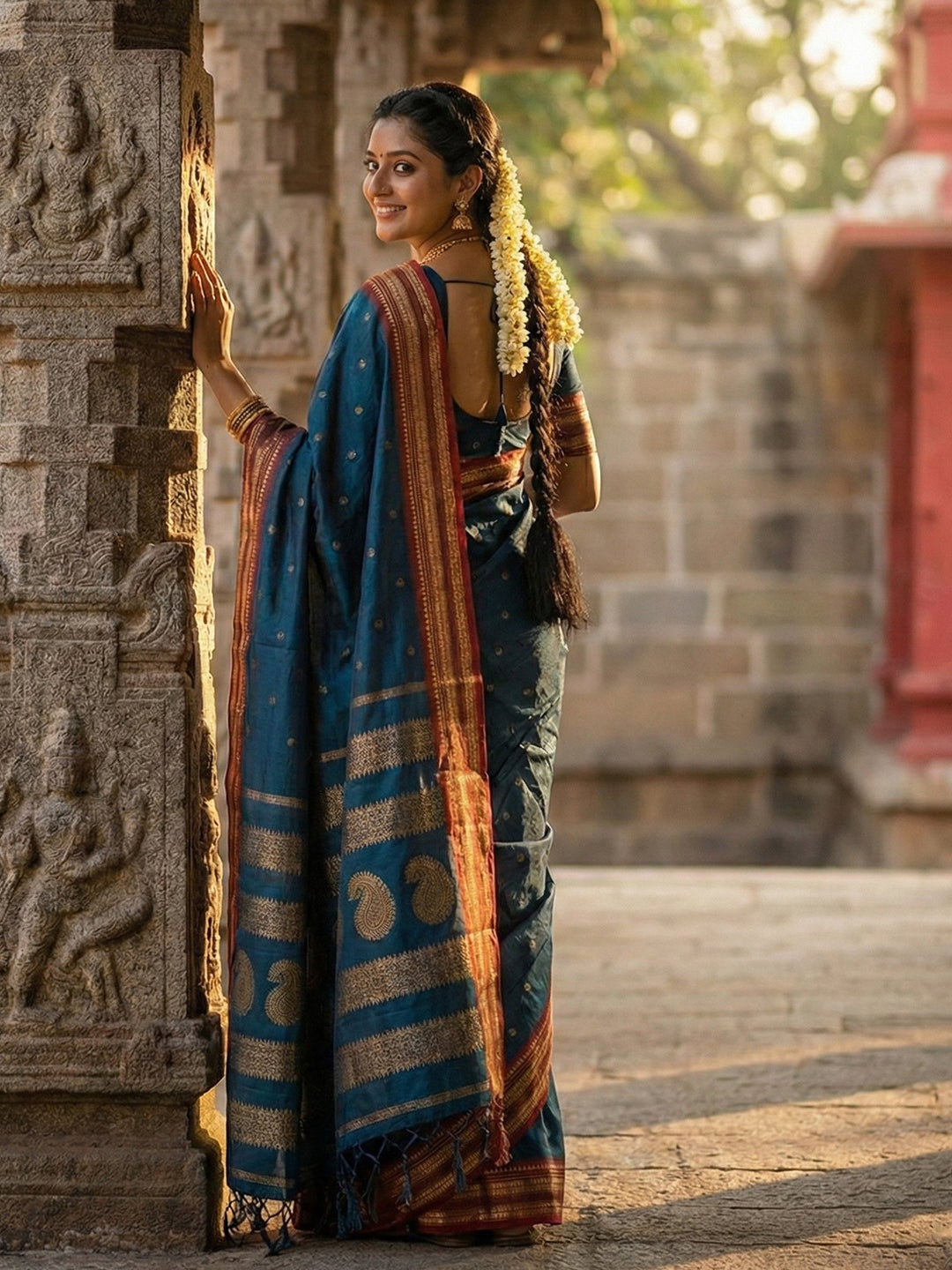 Aranya Silk (F) Ready To Wear Pocket Saree