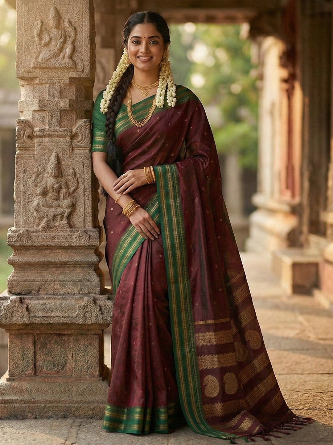 Aranya Silk (E) Ready To Wear Pocket Saree