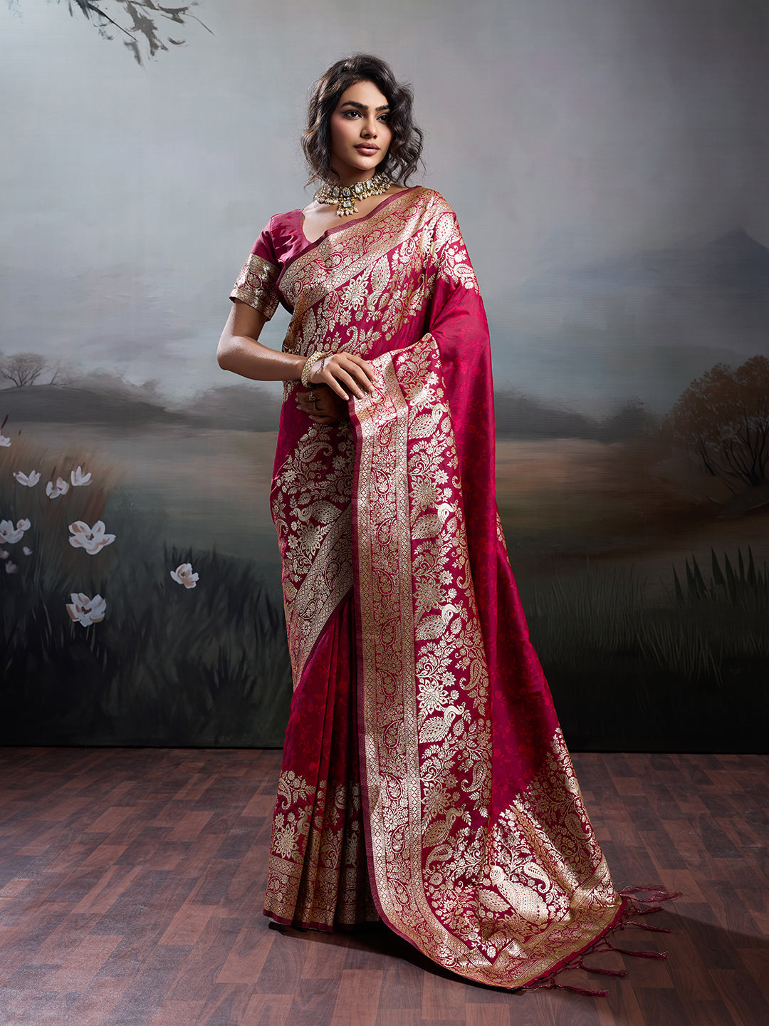 Spotlight Silk (D) Ready To Wear Pocket Saree