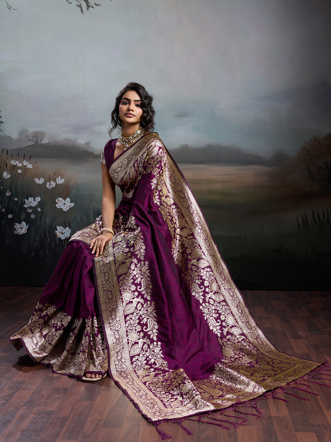 Spotlight Silk (B) Ready To Wear Pocket Saree