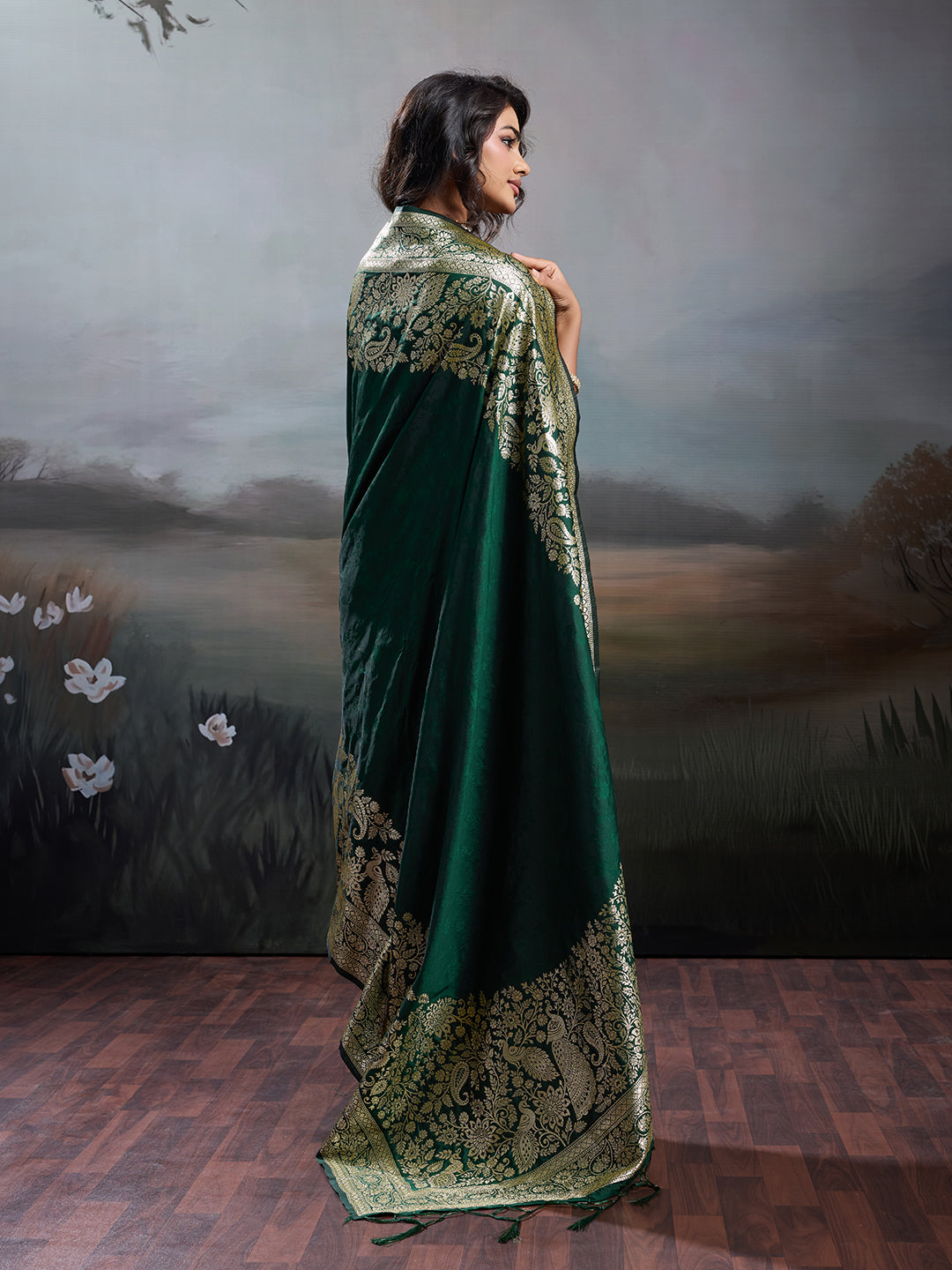 Spotlight Silk (A) Ready To Wear Pocket Saree
