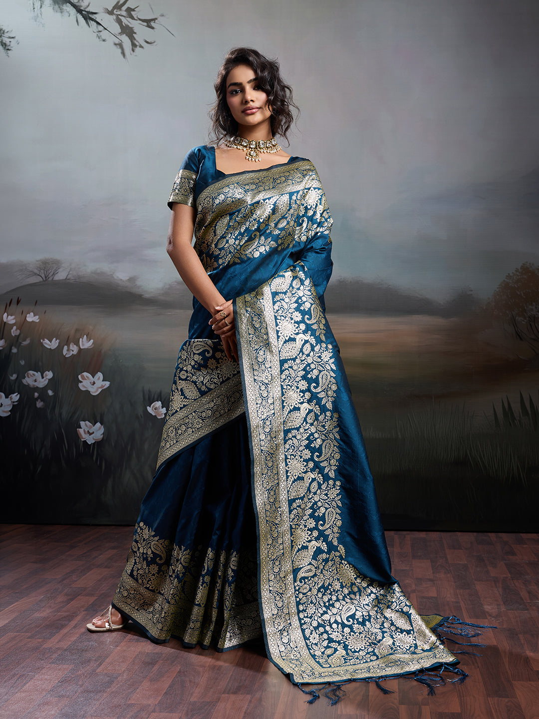 Spotlight Silk (C) Ready To Wear Pocket saree